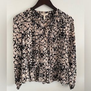 Rebecca Taylor Pink and Black Peplum Blouse | 2